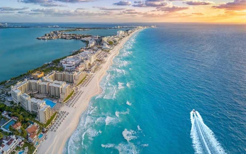 Aldeazul By Andiani Travel Lägenhet Cancún Exteriör bild